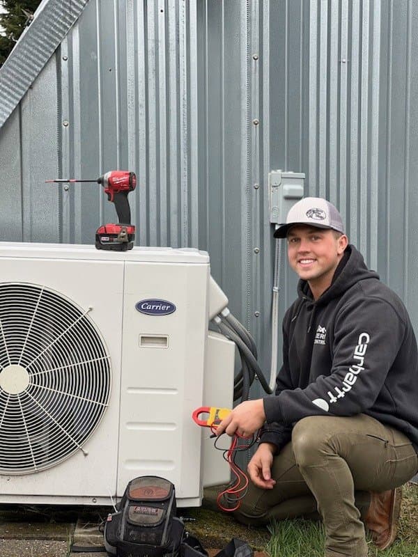 Sub Zero HVAC Technician at work